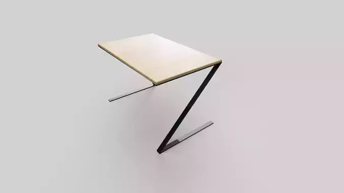 Modern Dining Table with Wooden Surface
