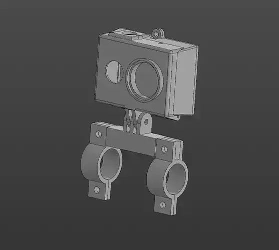 Xiaomi Yi Action Camera case 3D print model Xiaomi Yi Action Camera case 3D print model
