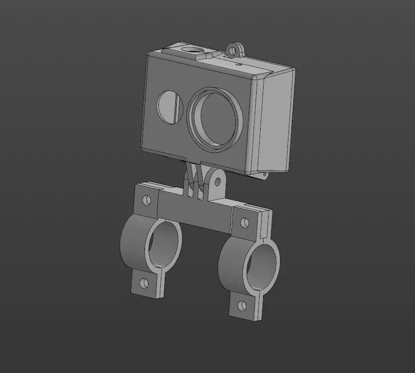 Xiaomi Yi Action Camera case 3D print model_0