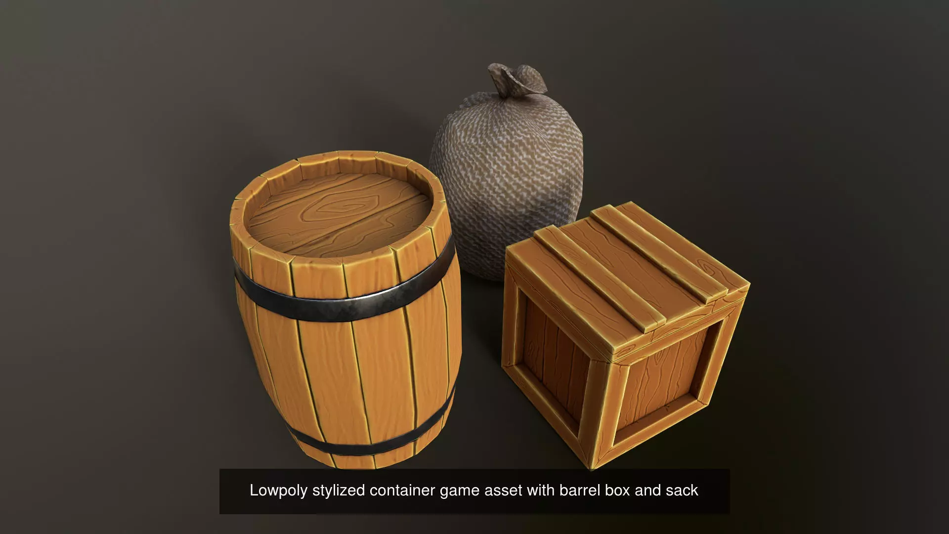 Stylized game ready fishing port environment PBR lowpoly 3D Model Collection_0