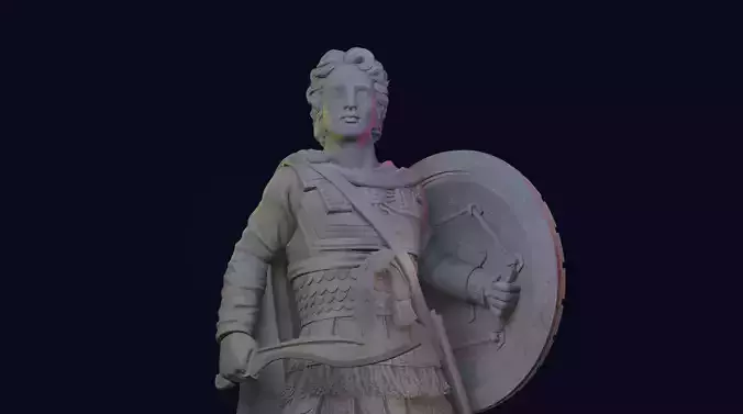 Alexander the Great Sculpture 3D print model