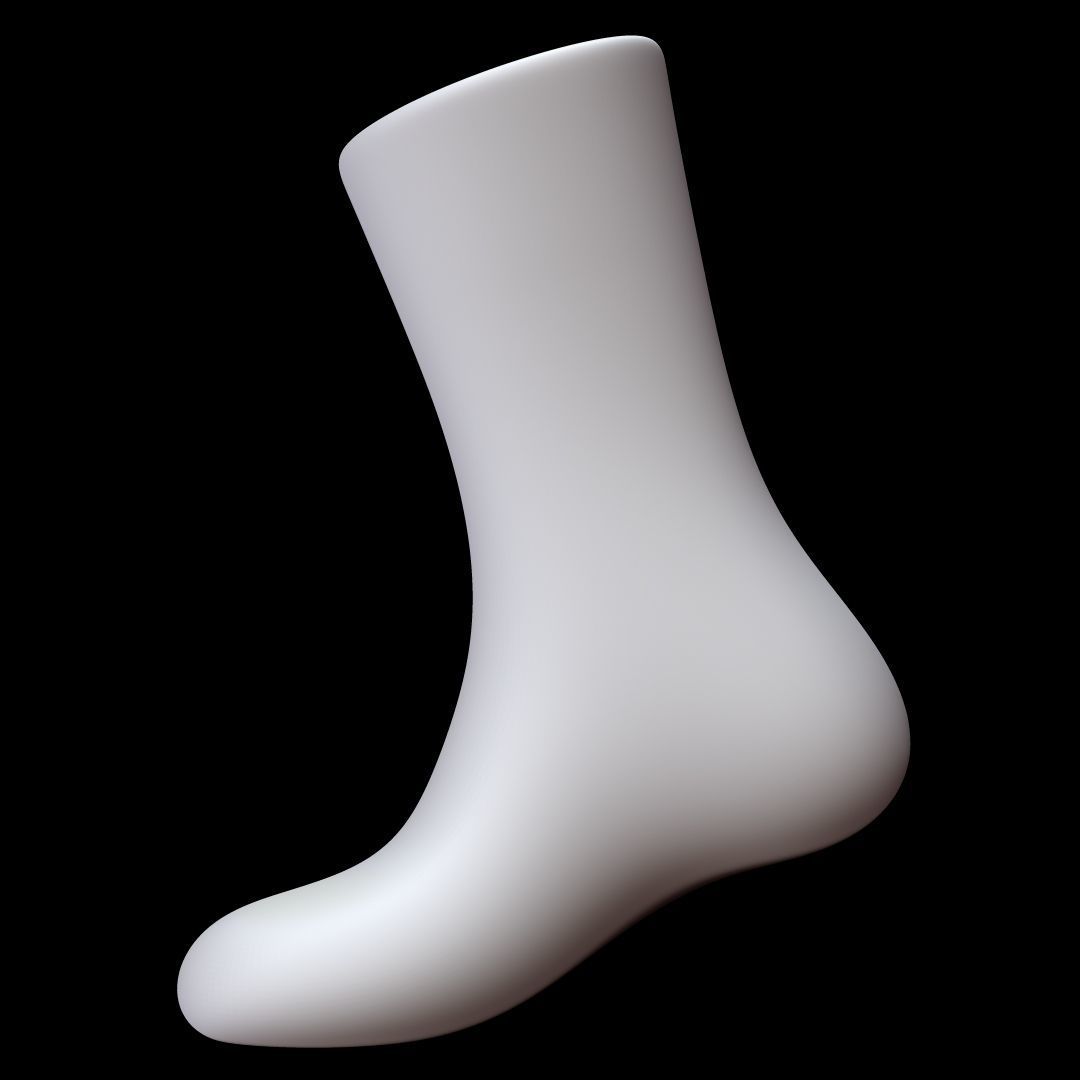 Long Sock 3D model_4