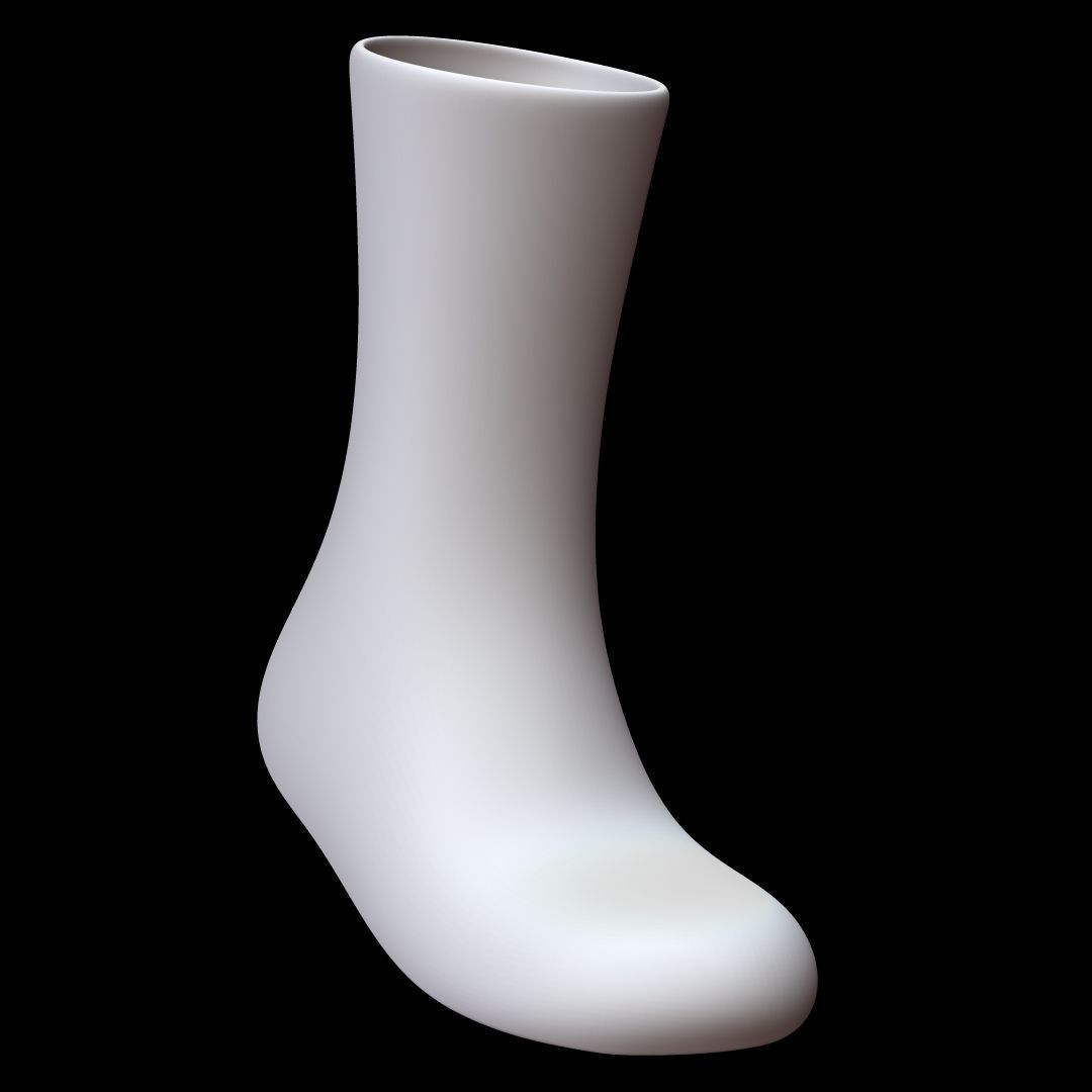 Long Sock 3D model_7