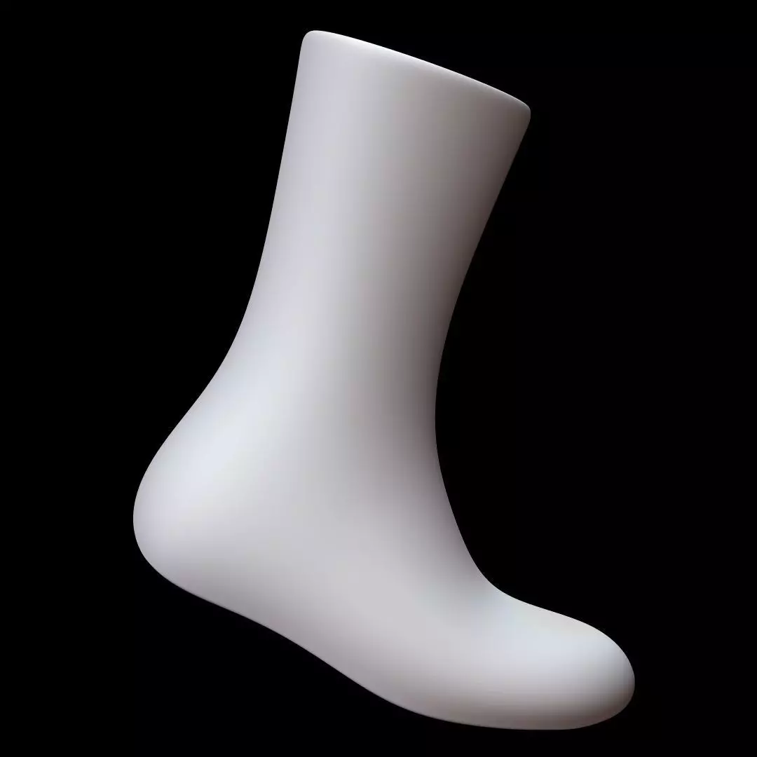 Long Sock 3D model_0