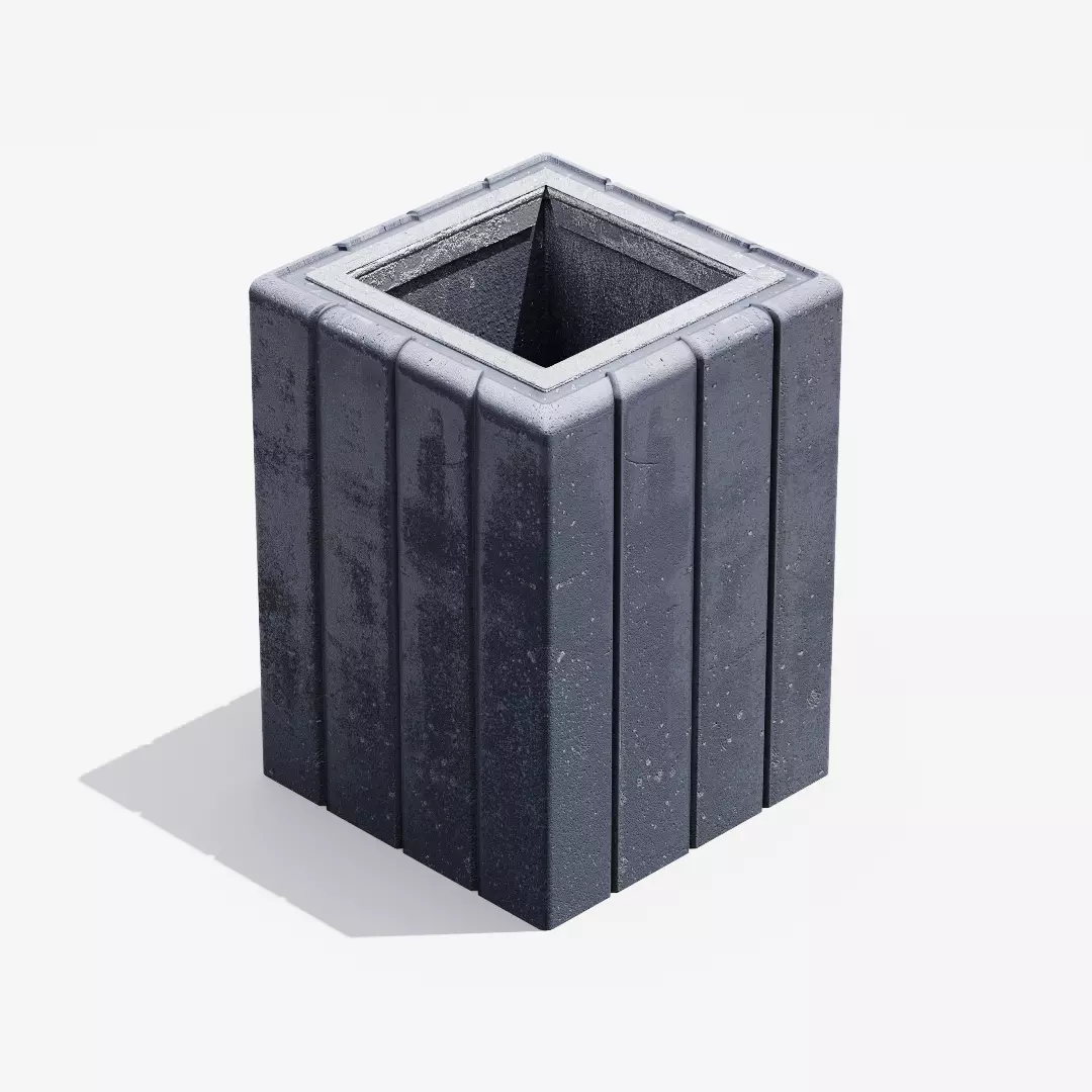 Blender Assets - Trash Can Free low-poly 3D model