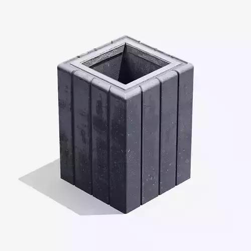 Blender Assets - Trash Can Free low-poly 3D model