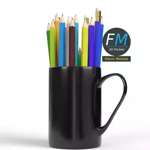 Pencils mug 2