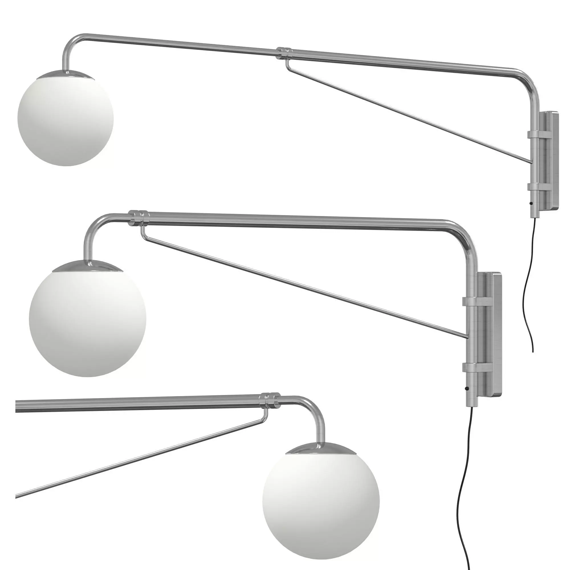 IKEA SIMRISHAMN Swivel wall lamp 3D model_0