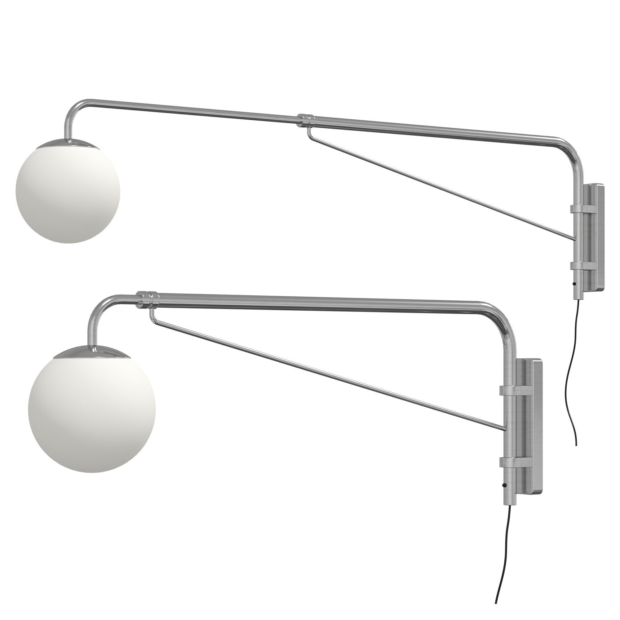 IKEA SIMRISHAMN Swivel wall lamp 3D model_1