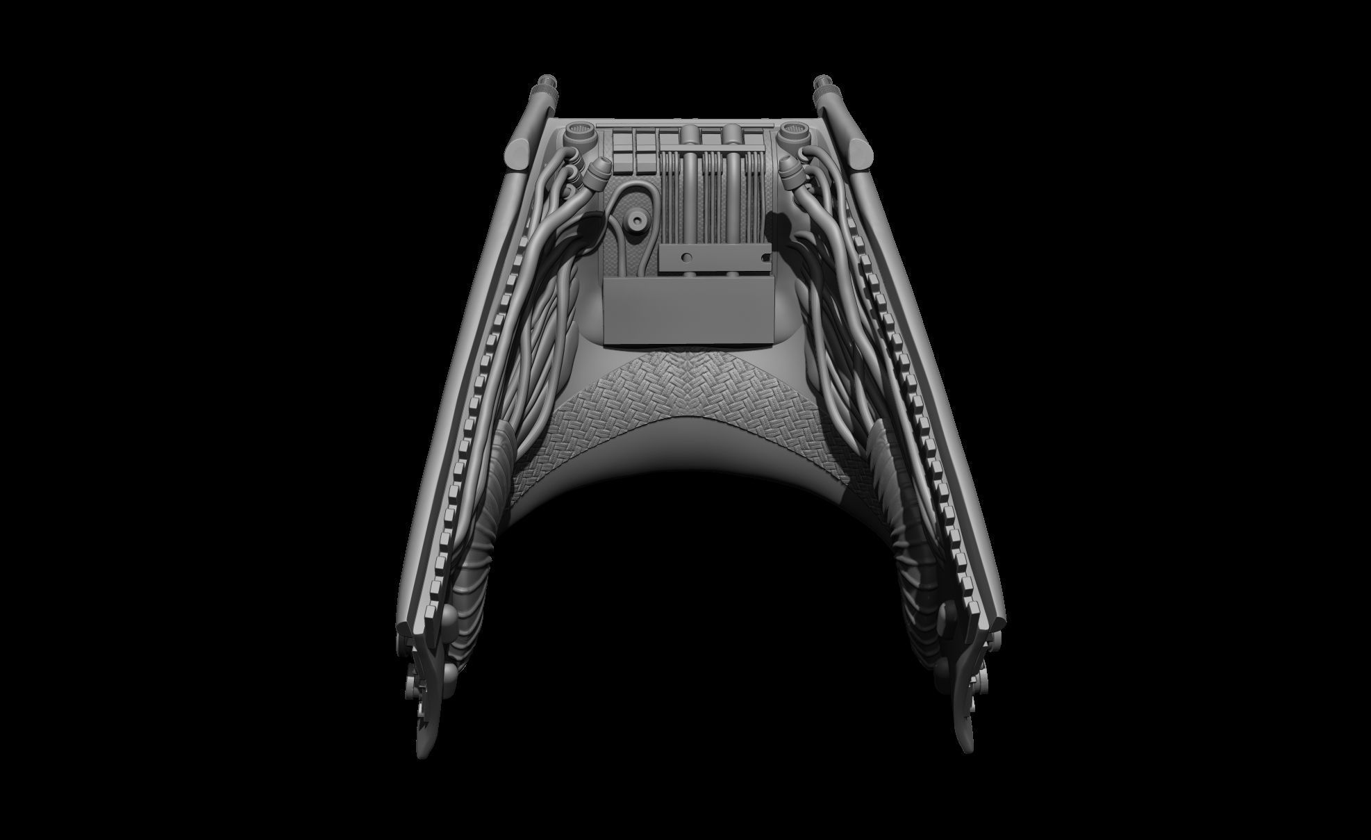 Darth Vader helmet ROTJ reveal Stand Anakins head Damaged Helm 3D print model_16