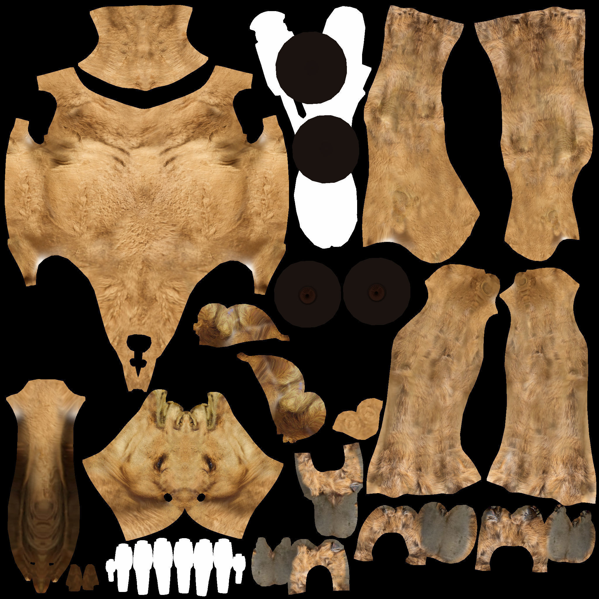 Camel 3D Model with Walk Animation - Game-Ready Low-poly 3D model_3