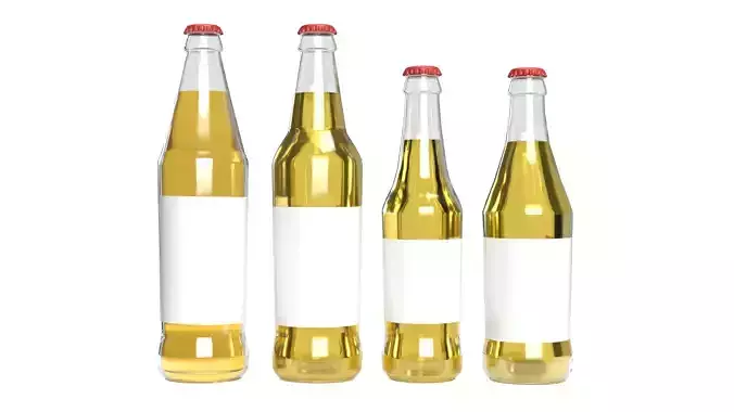 Standart beer bottles