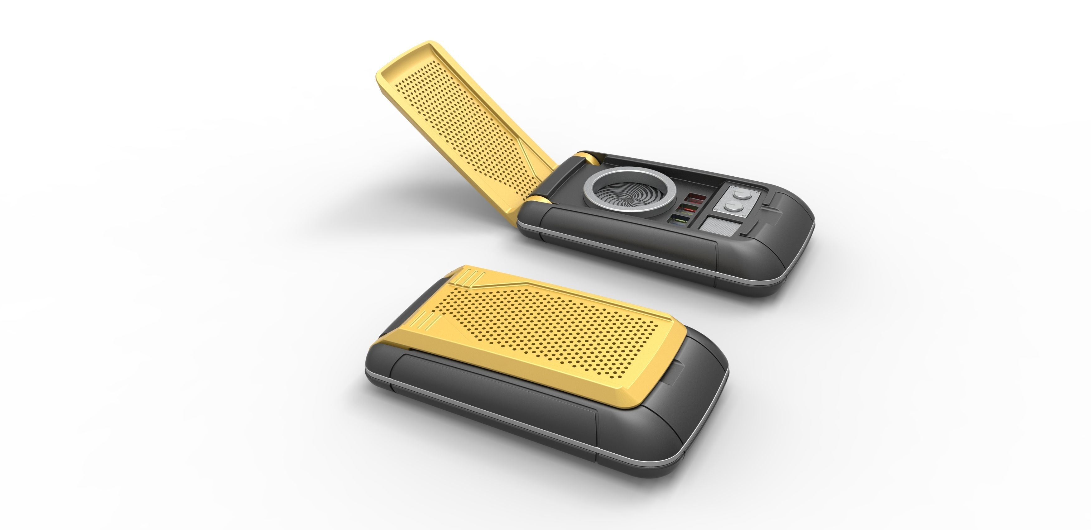 Communicator from Star Trek Strange New Worlds TV series 3D print model_4