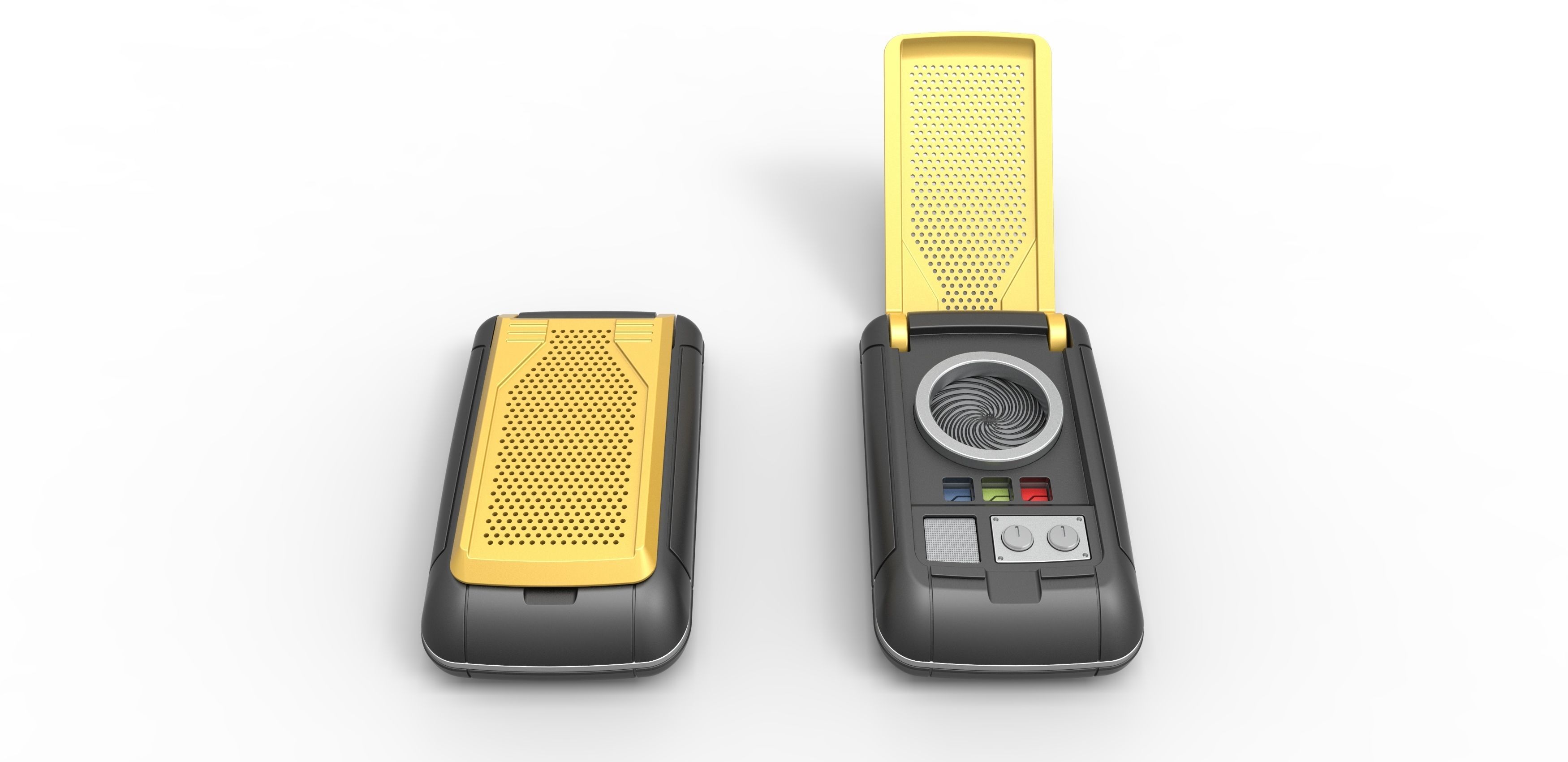 Communicator from Star Trek Strange New Worlds TV series 3D print model_3