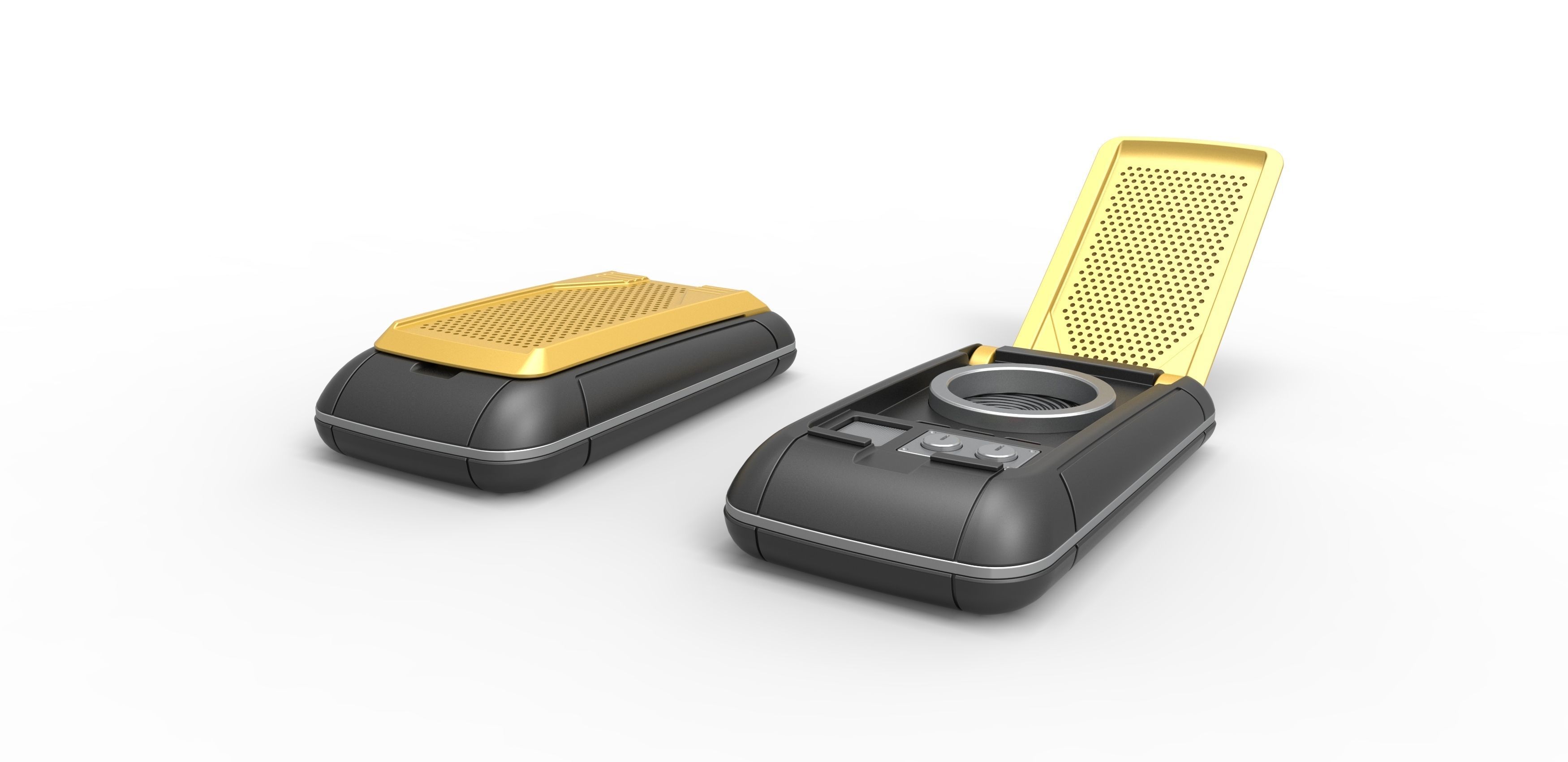 Communicator from Star Trek Strange New Worlds TV series 3D print model_2