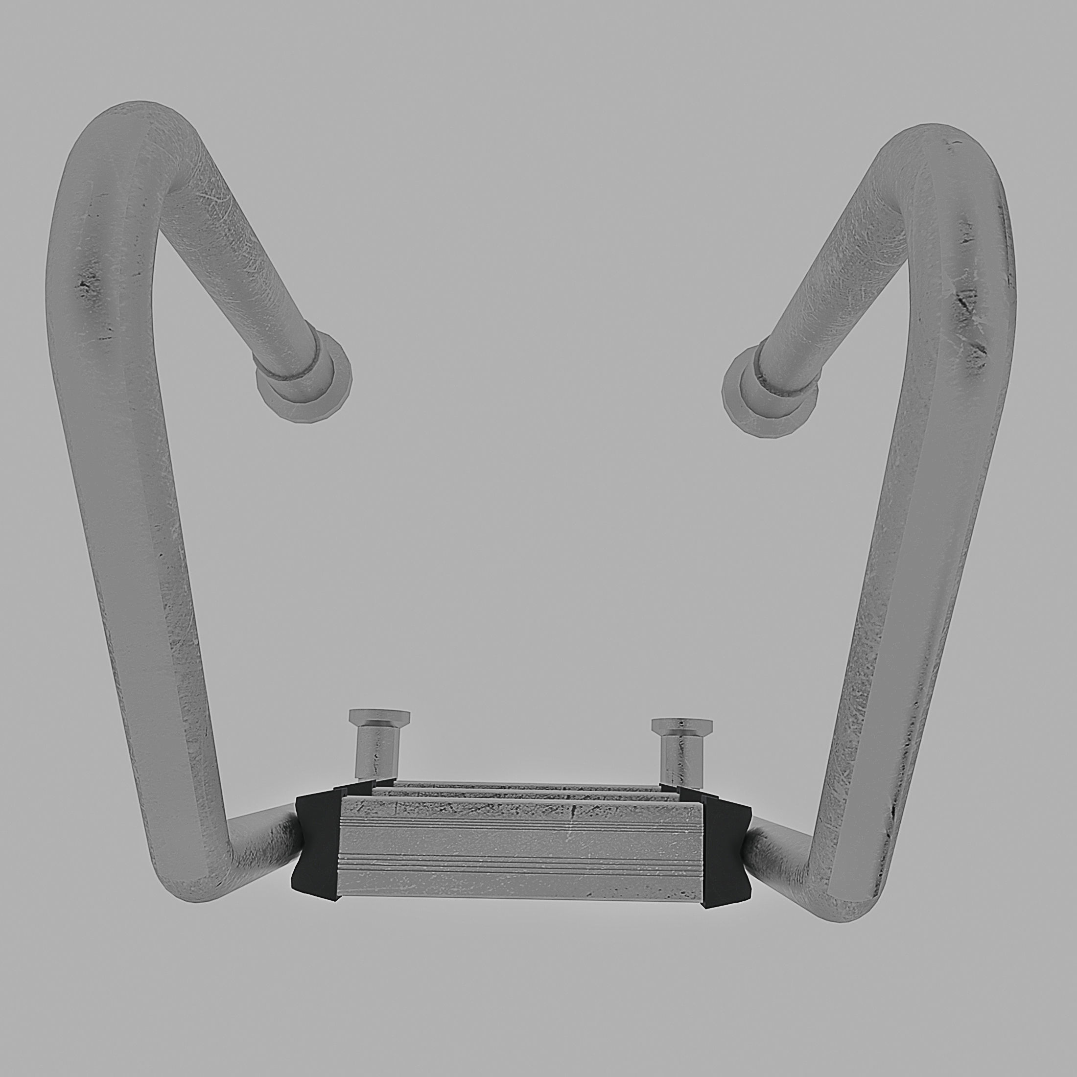 Swimming pool ladder 3D model_5