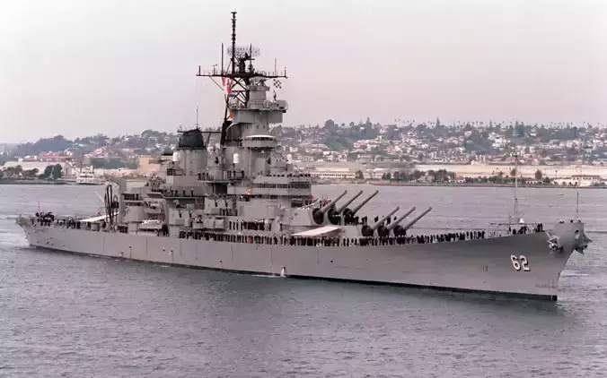 USS NEW JERSEY Warship 3D model