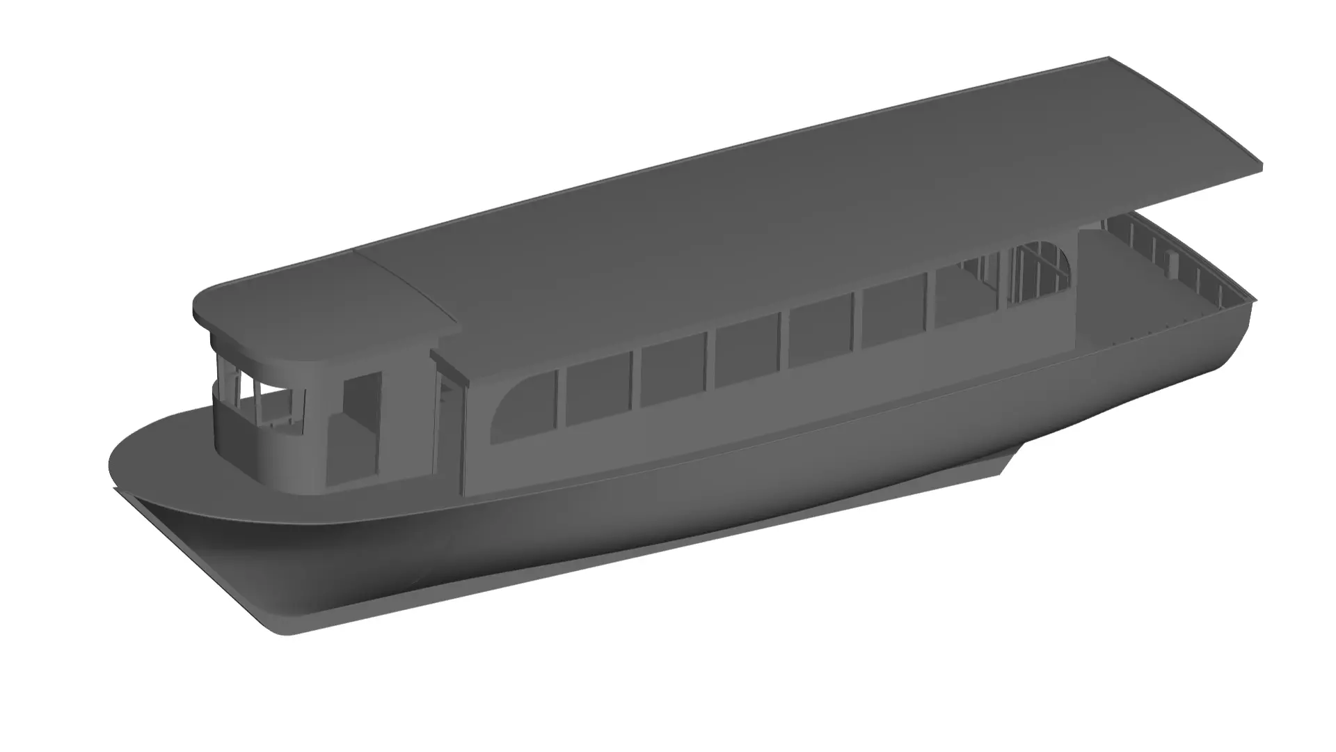 Passenger Ship 3D model_0