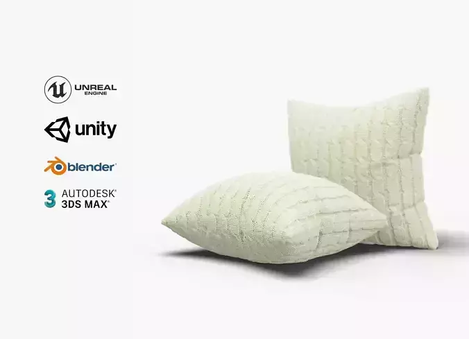 Knitted Sand Cushion with Chain Pattern