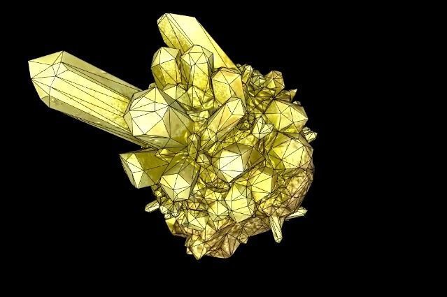 Periodic Table Elements Low-poly 3D model_2