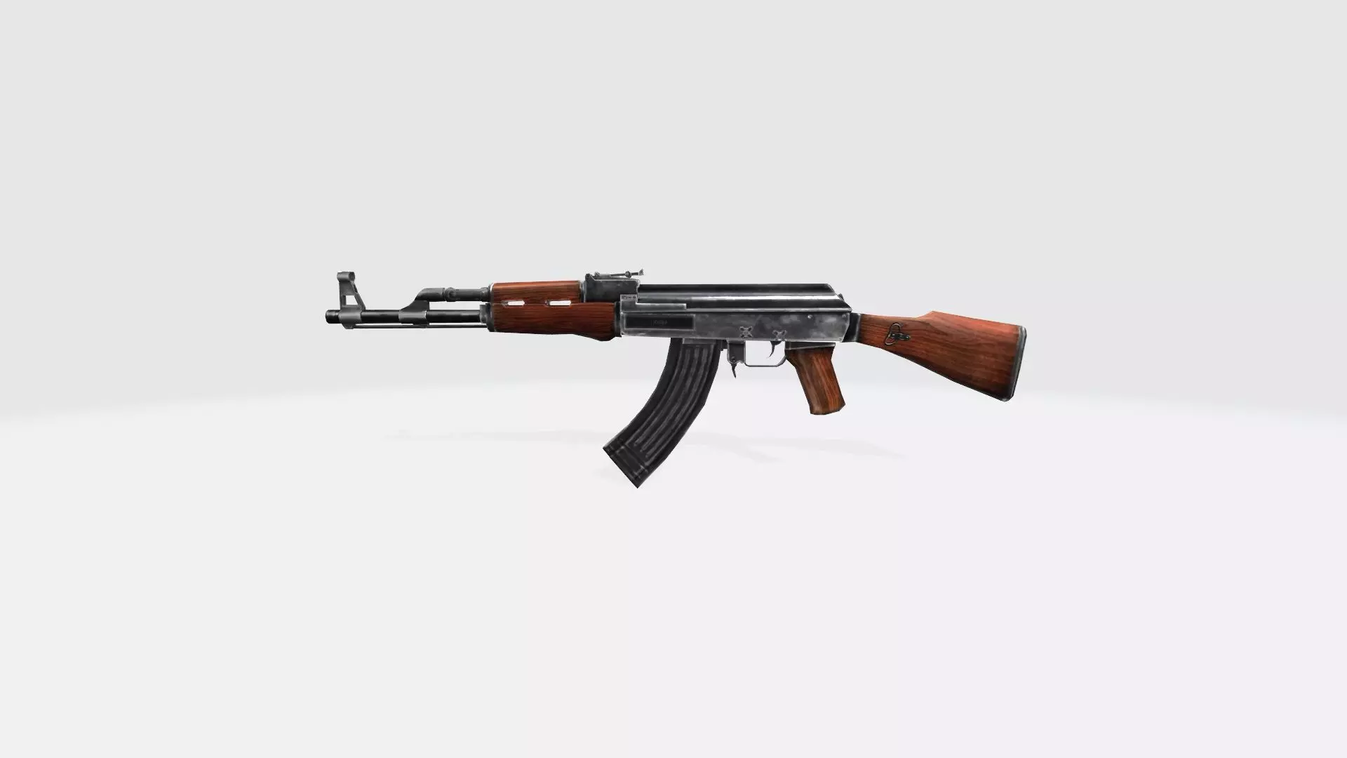 ak 47 3dmodel Free low-poly 3D model