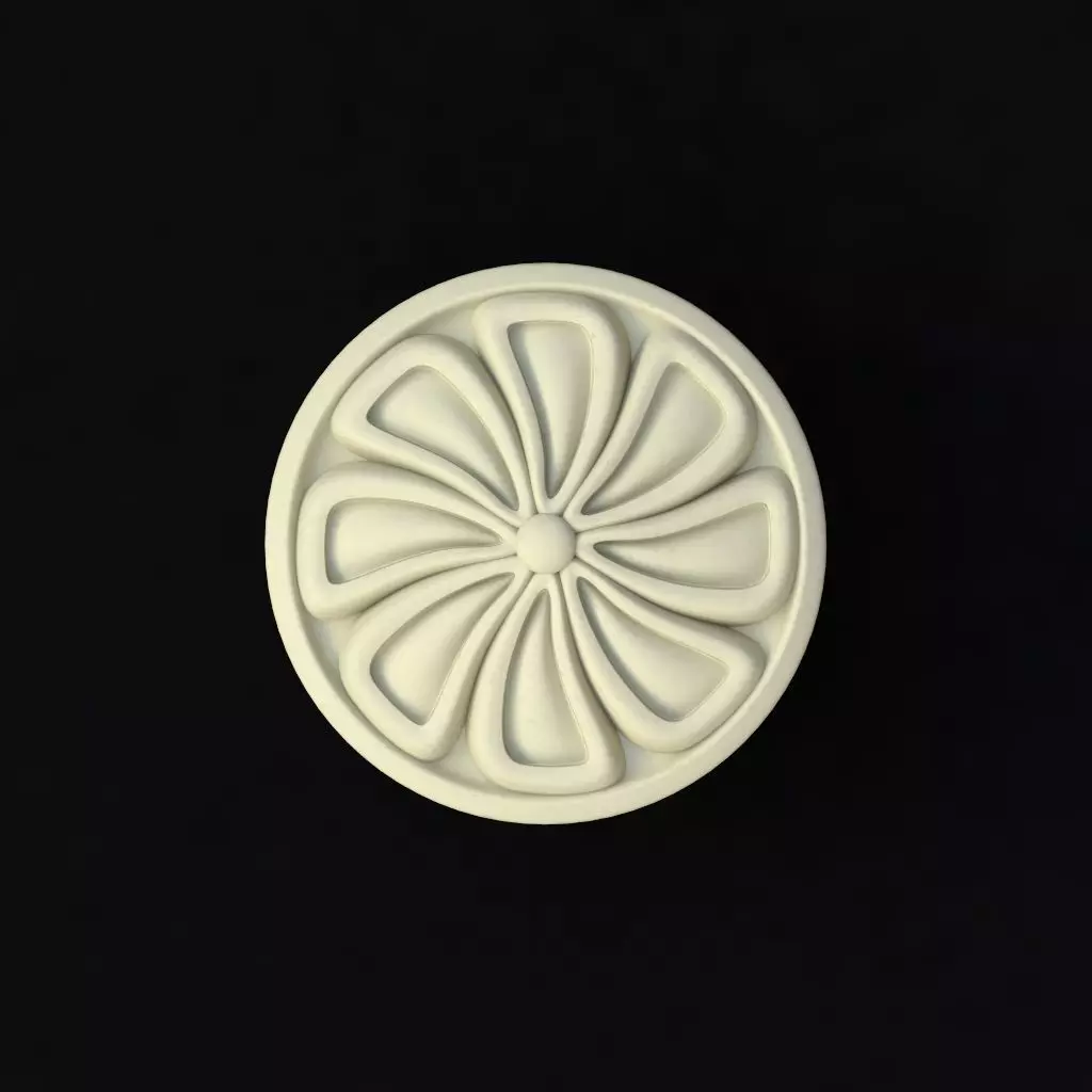 rosette flower 3D model