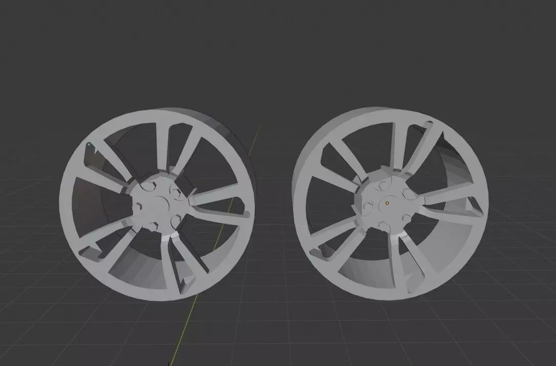 FPV twist style rims 3D print model_0