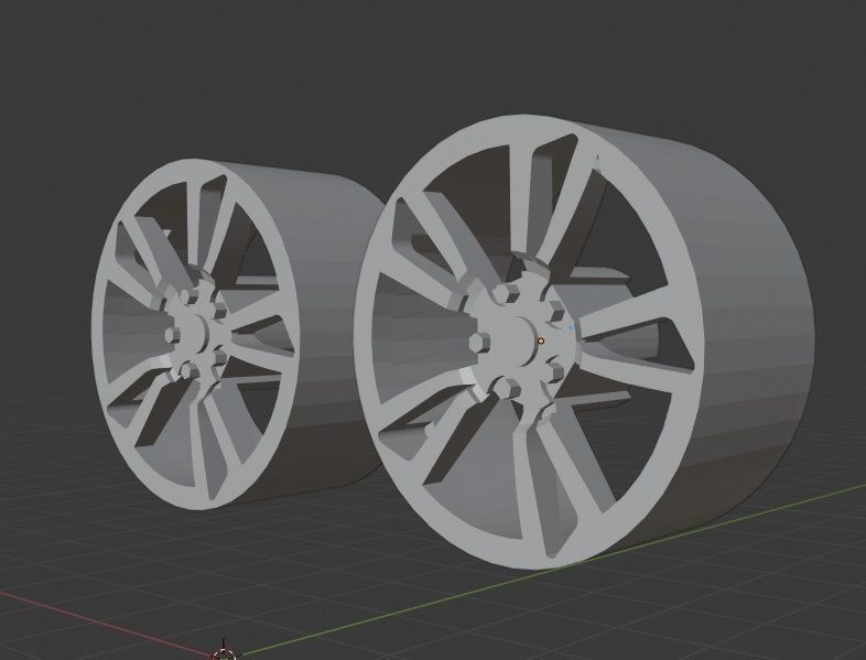 FPV twist style rims 3D print model_1
