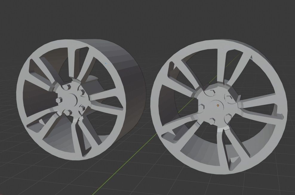 FPV twist style rims 3D print model_4