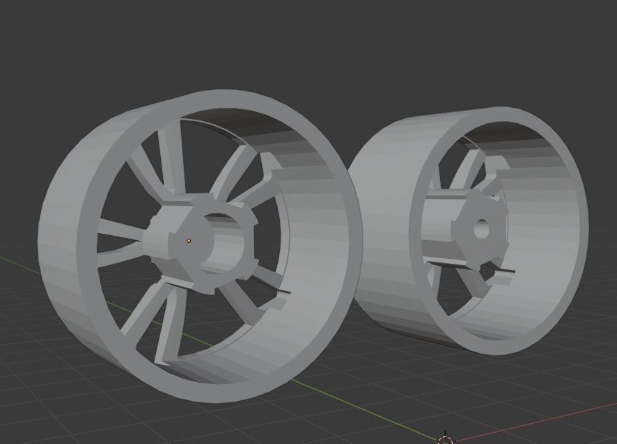 FPV twist style rims 3D print model_2