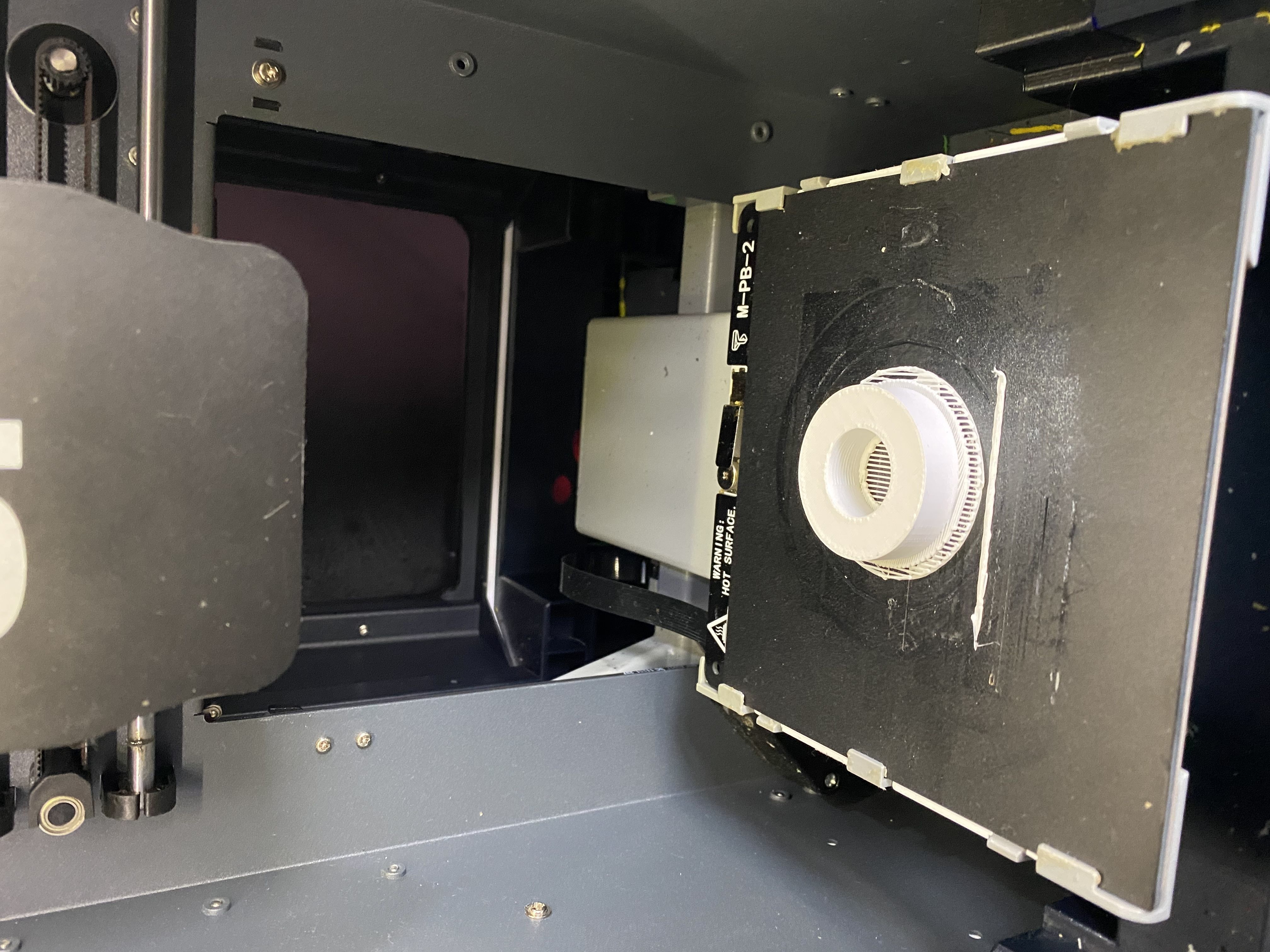 Tiertime UP Mini 2 Toolhead PCB and Cover Mount 3D print model_4