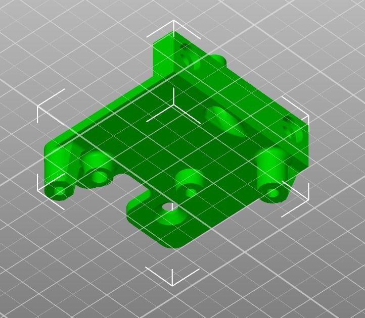 Tiertime UP Mini 2 Toolhead PCB and Cover Mount 3D print model_5