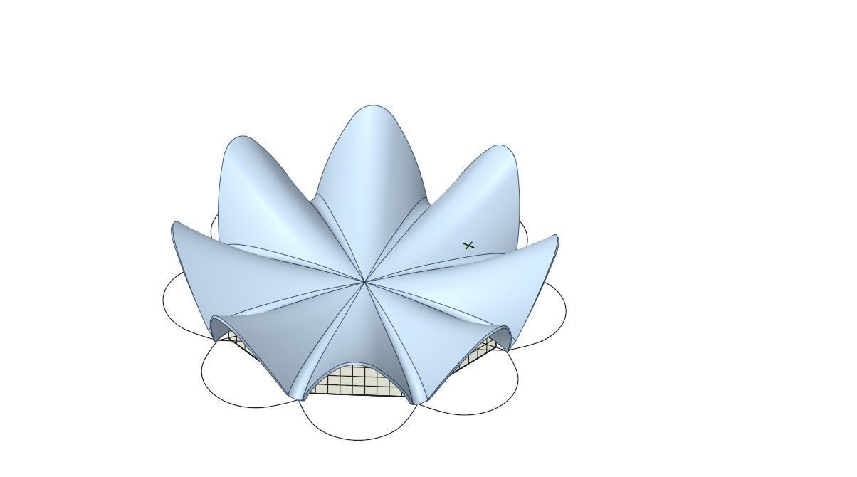 Los Manantiales restaurant 3D model Low-poly 3D model_1