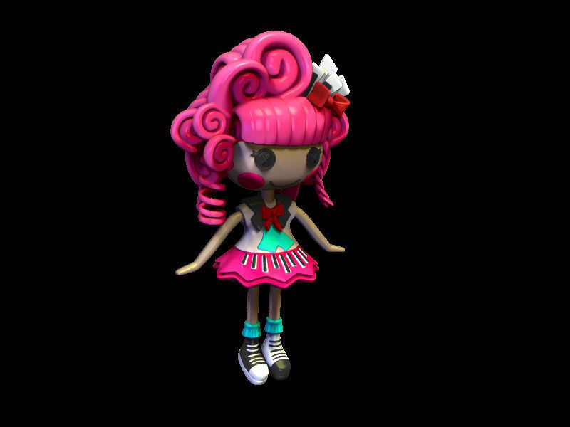 Lalaloopsy Piano Toy 3D print model_2