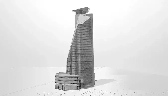 A hotel in Xiamen-3D model