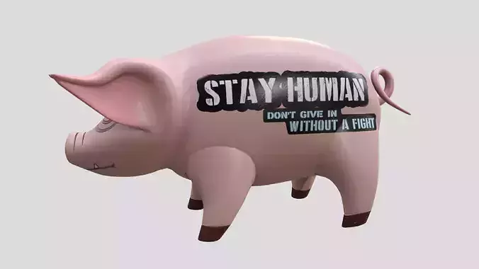 Pink Floyd Pig 3D 3D model