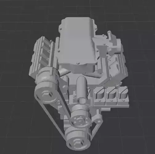 ecotec V6 engine  3D print model