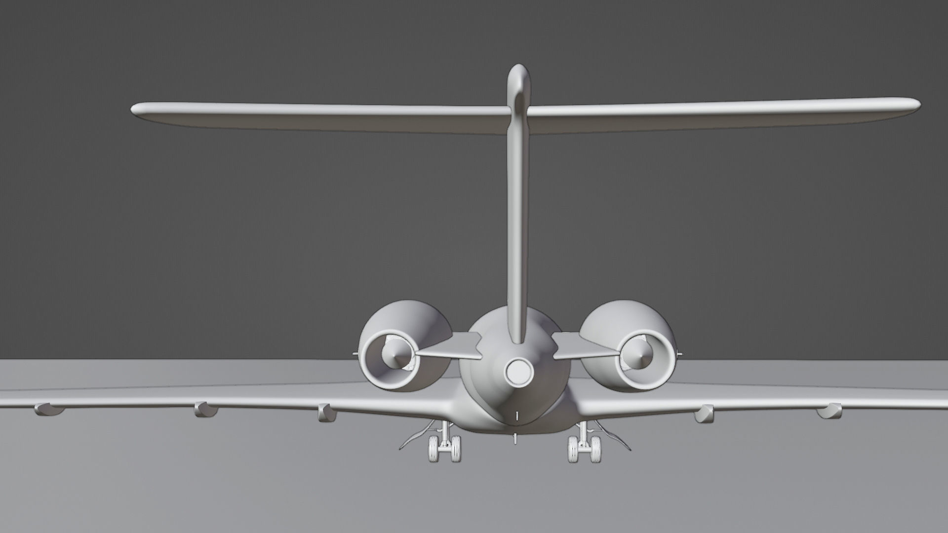 private jet 3D model_1