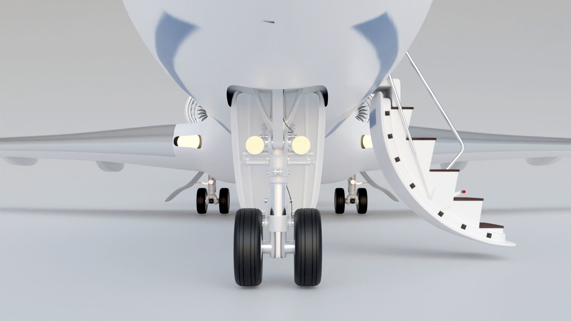 private jet 3D model_7