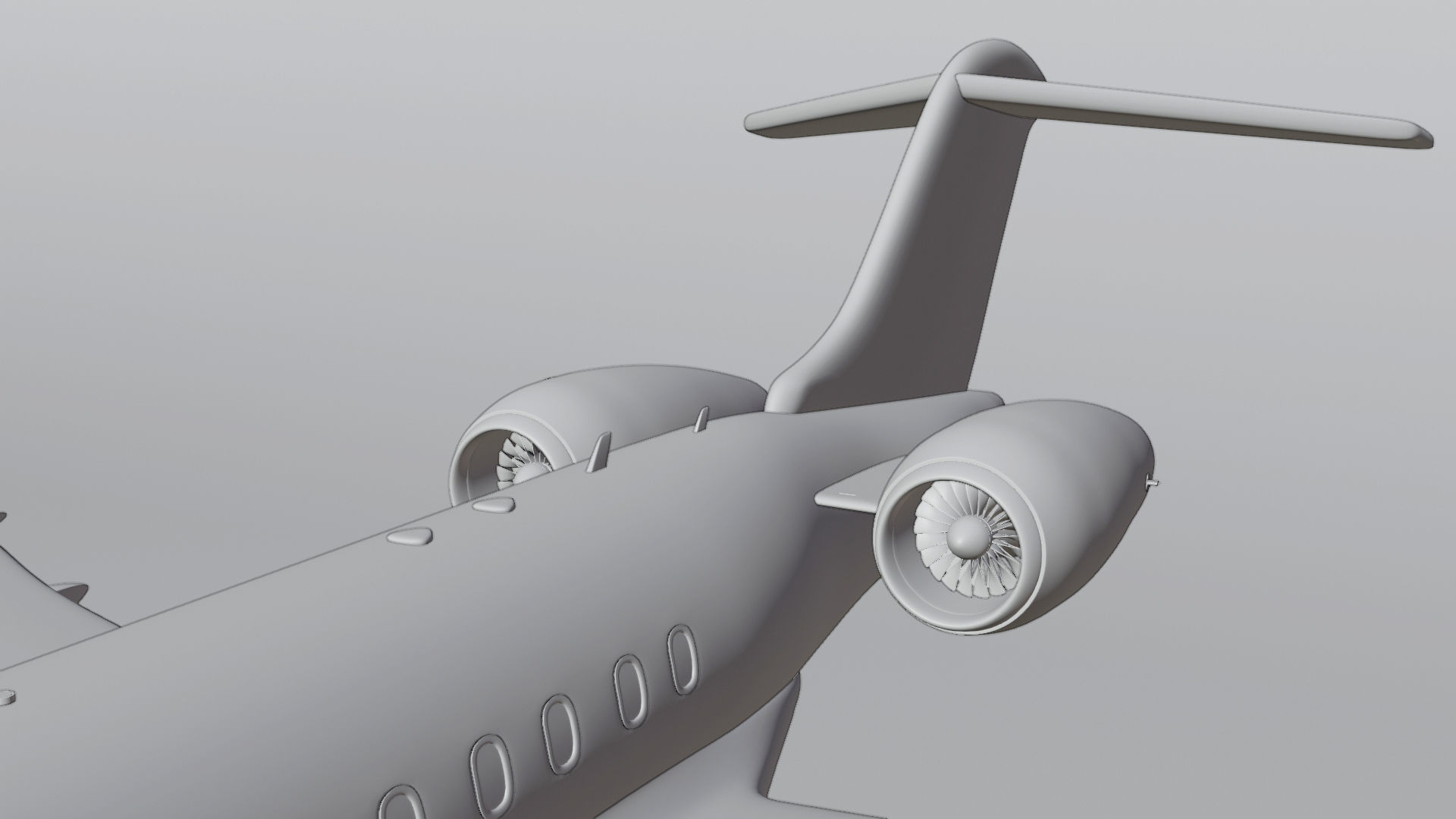 private jet 3D model_12