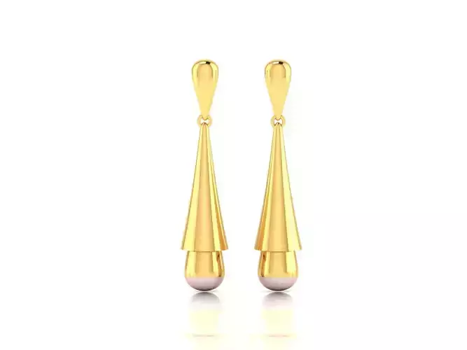 Women Earrings 3dm STL OBJ FBX Render Details