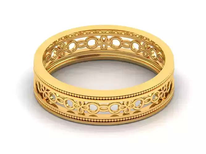 Solitaire Wedding Engagement Band Ring