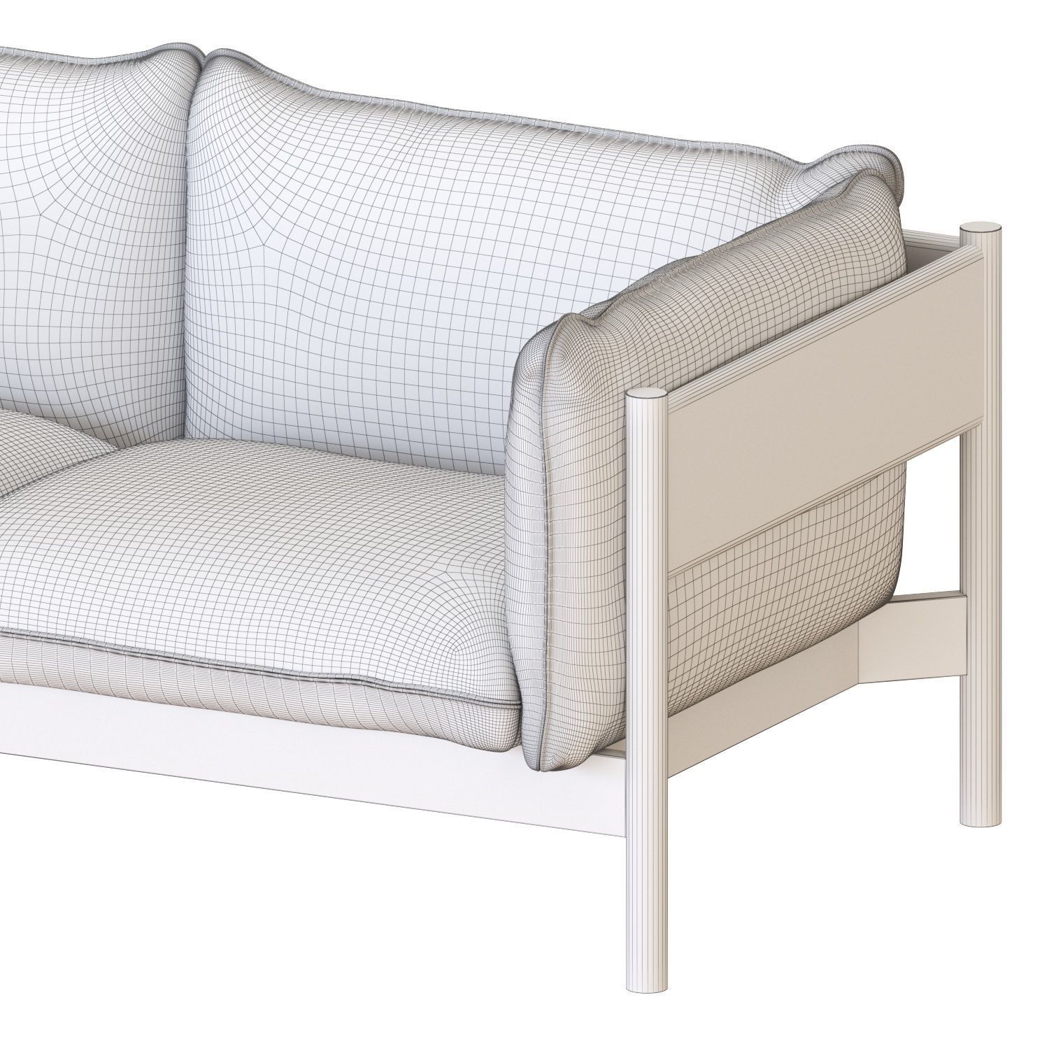HAY ARBOUR TWO SEATER SOFA 01 3D model_5
