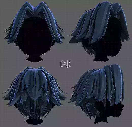 3D Hair style for boy V90