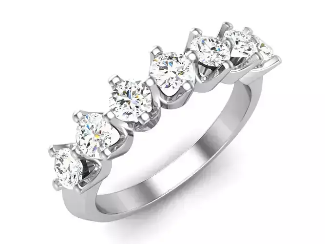 Solitaire Wedding Engagement Band Ring