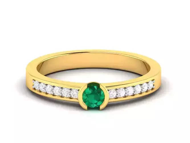 Solitaire Wedding Engagement Women Band Ring