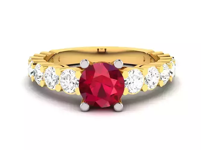 Solitaire Wedding Engagement Women Band Ring