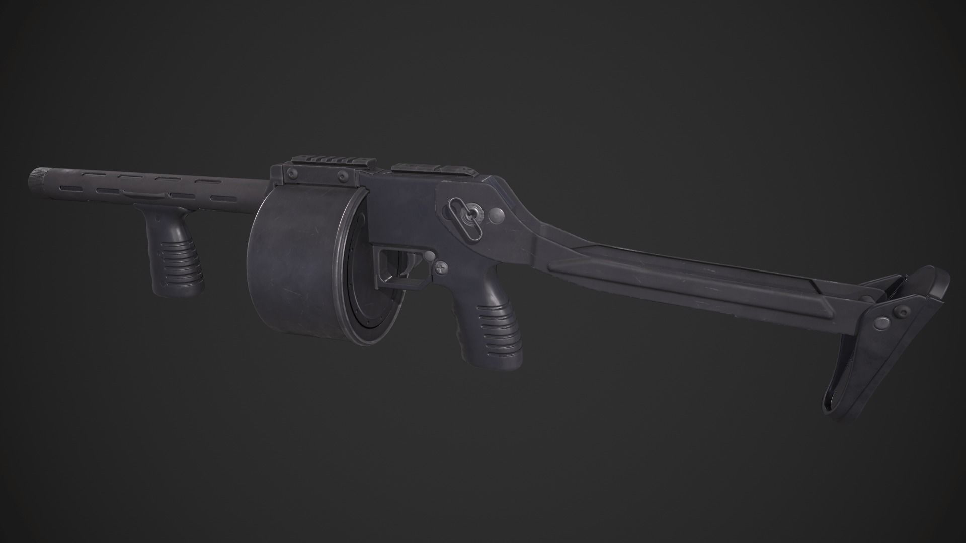 Armsel Striker Low-poly 3D model_1