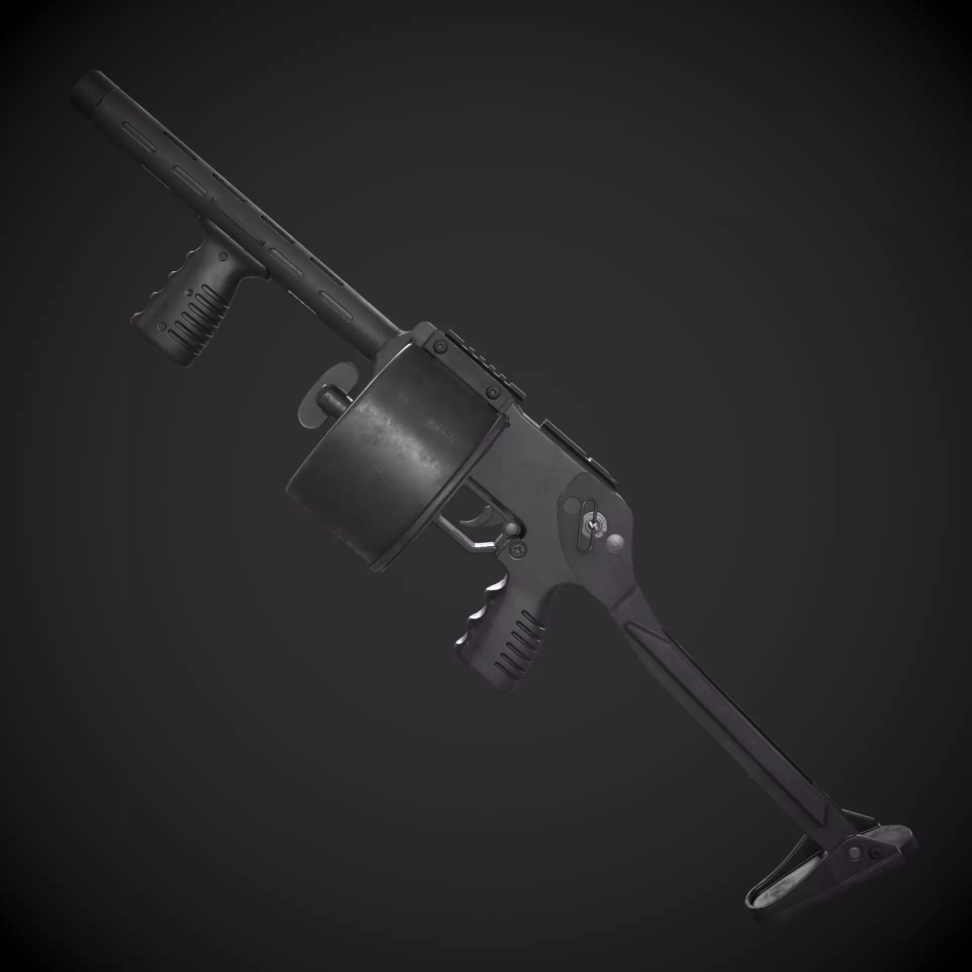 Armsel Striker Low-poly 3D model_0