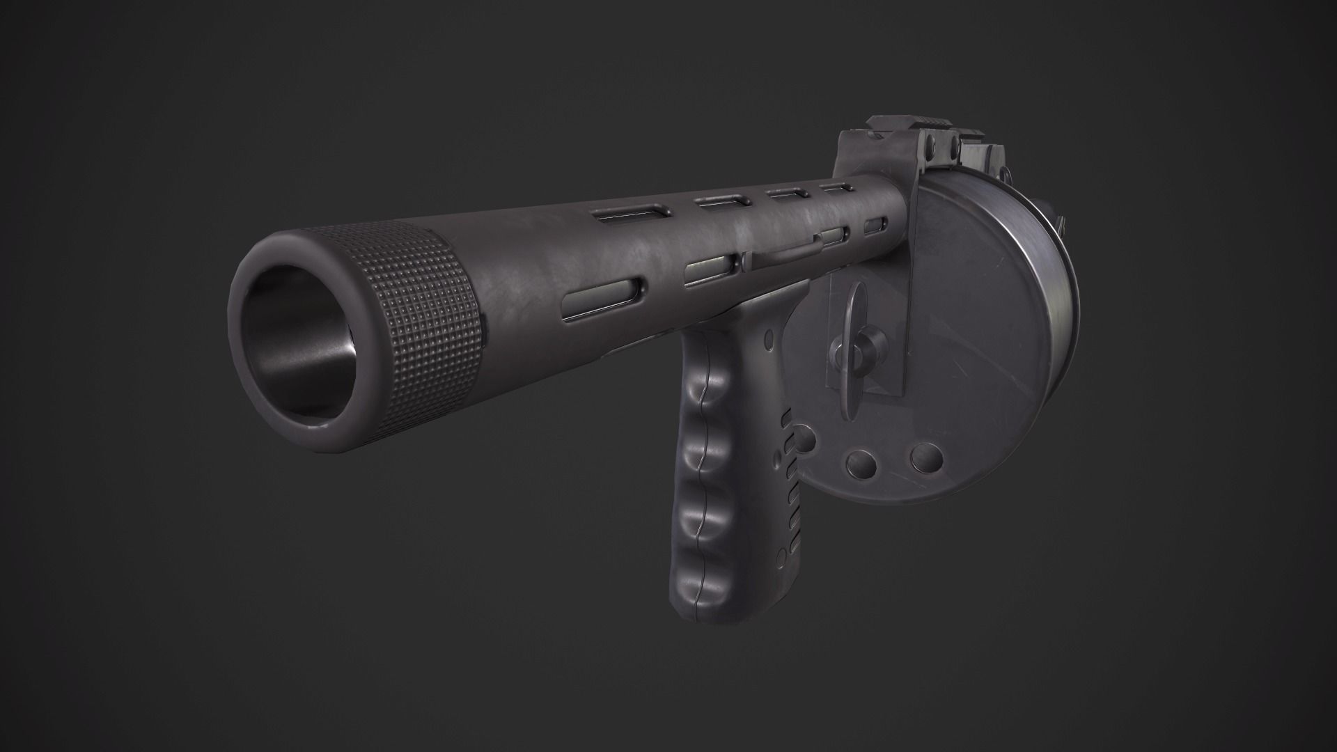 Armsel Striker Low-poly 3D model_7